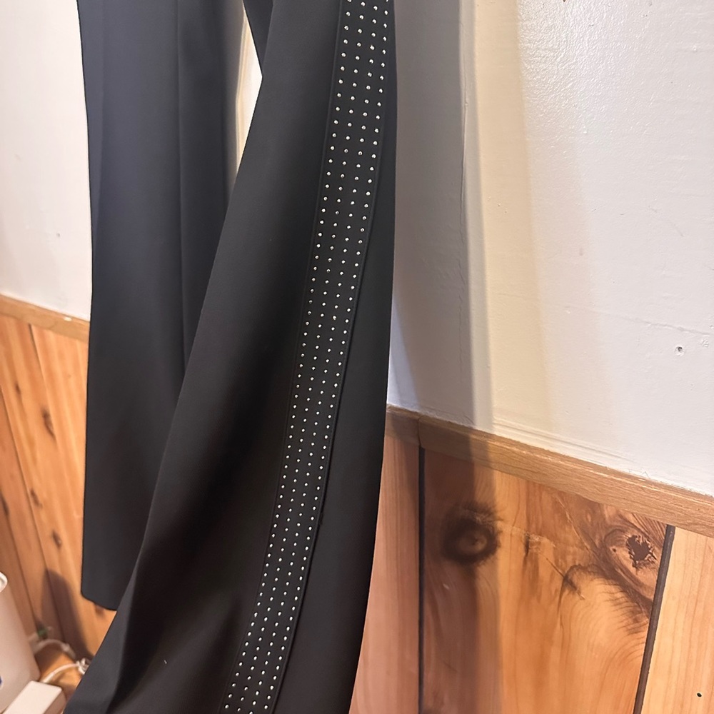 MICHAEL Michael Kors Black Flare Pants - Picture 3 of 4